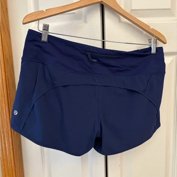 Lululemon Athletica Navy Athletic Shorts - Picture 2 of 3